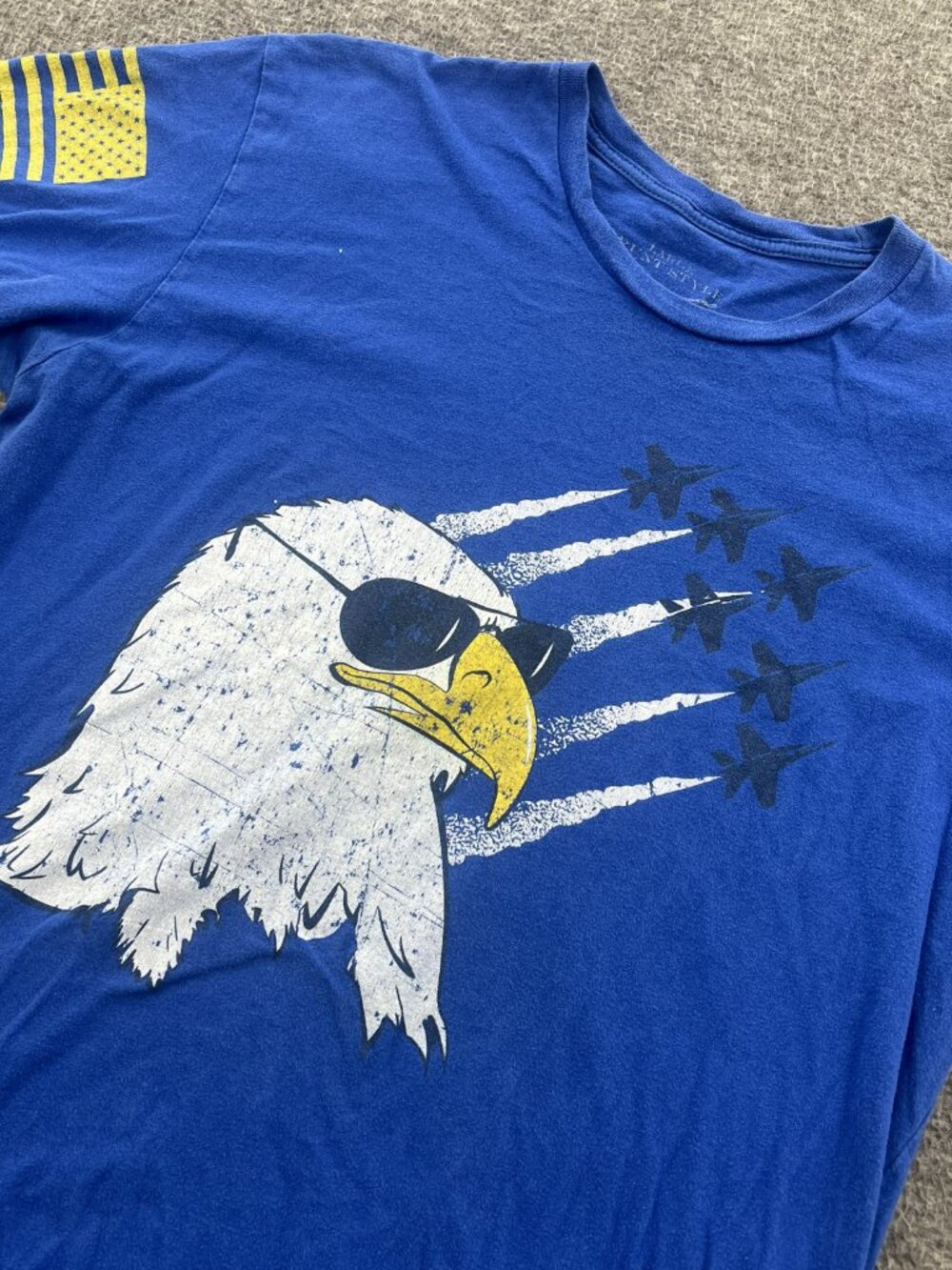 Grunt Style Airshow Majors T Shirt Mens L AirForce Tactical Veteran Military